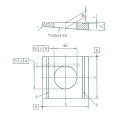 Steeel Square Taper Washer for U-Section DIN434